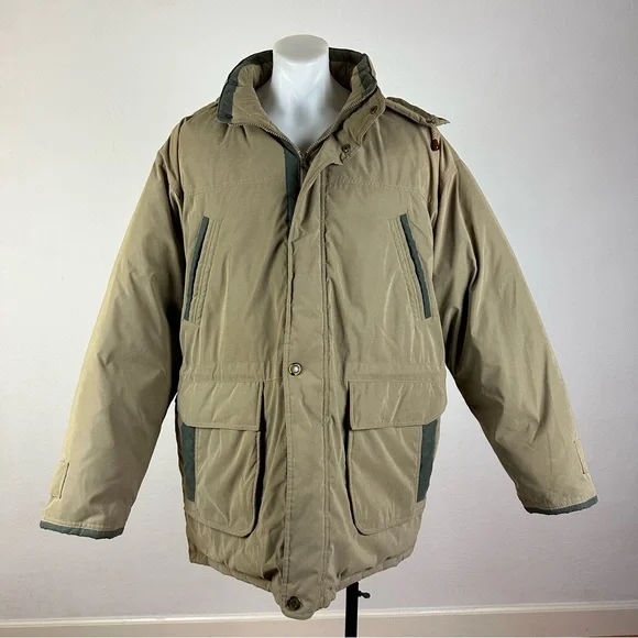 Members Only Down and Feather Hooded Field Jacket